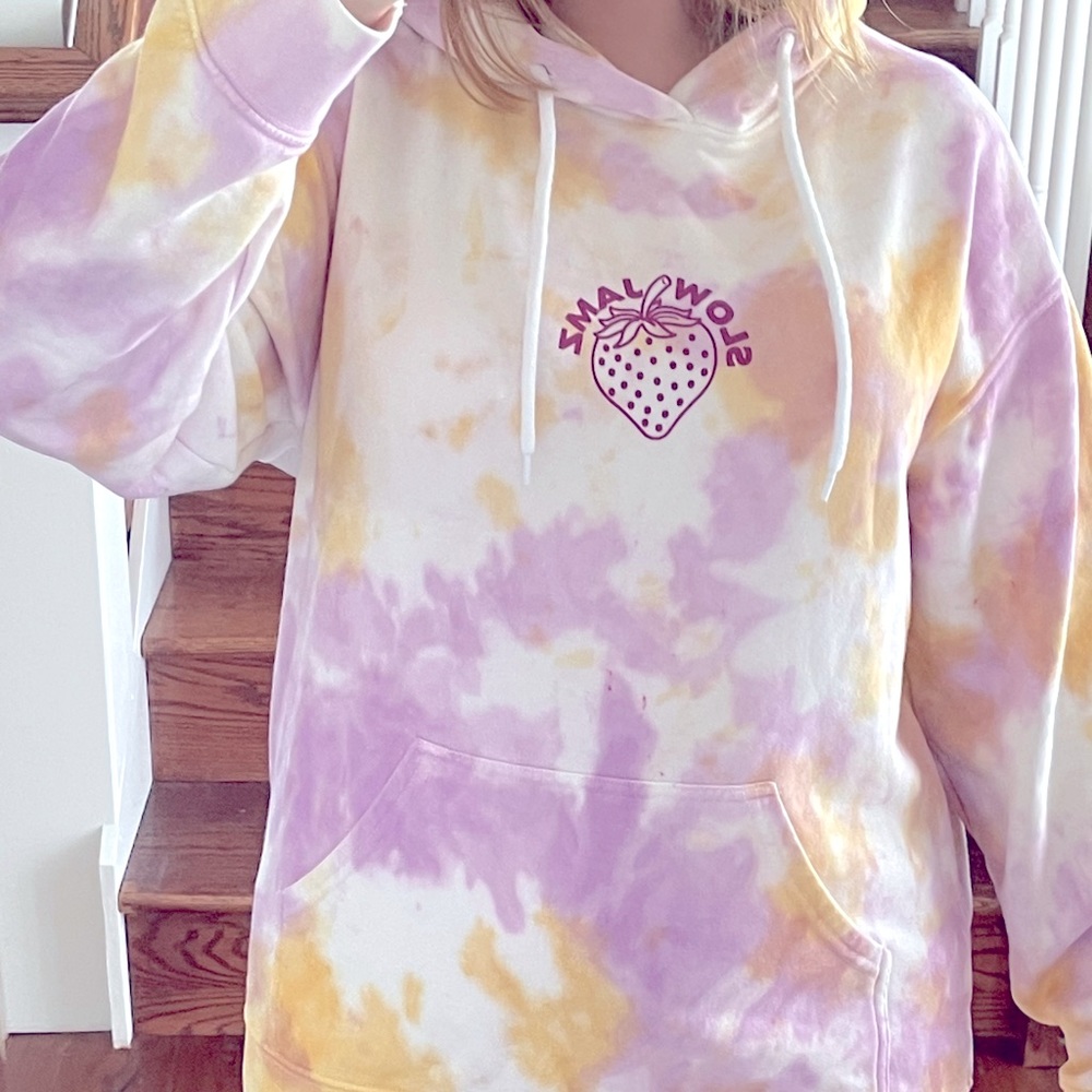 New girl order “slow jamz” oversized hoodie